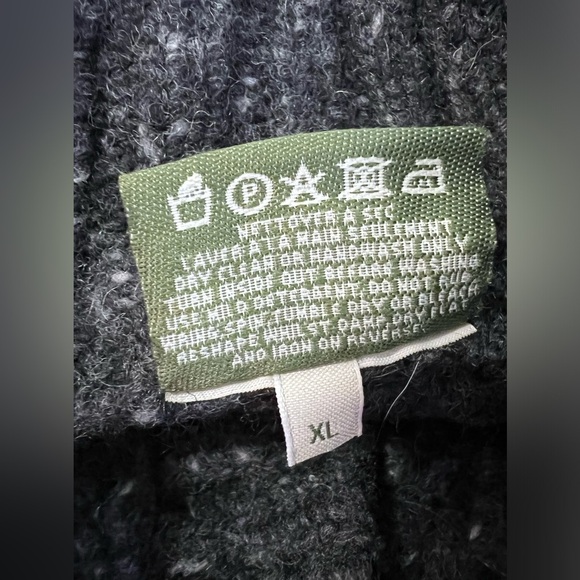 Carraig Donn 4 Button Irish New Wool Knit Sweater Ireland Mens Large Heavyweight - Picture 5 of 6